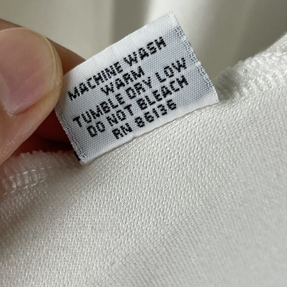 Bryn Walker Long Cardigan Womens Medium White Asymmetrical Lagenlook Minimal - Picture 7 of 15